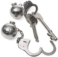 Unbranded Ball and Chain Keyring