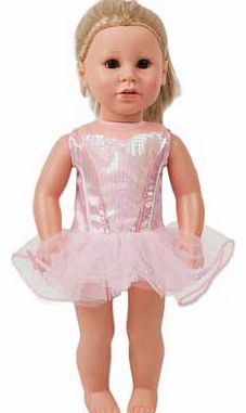 Whats more fun for your little one than dressing up? Dressing their favourite doll in a matching outfit. This classic ballerina tutu has a sequin trimmed net and a glittering sequin bodice panel. just like the childs costume and fits all standard dol