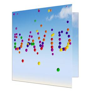 Unbranded Balloon Card