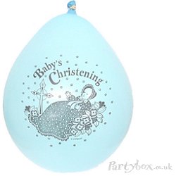Balloon - Christening Blue - Pack of 10