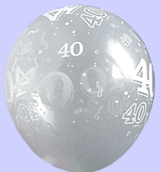 Balloon - Diamond clear - 40 all-round