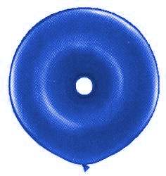 Balloon - Geo Donut - 16inch latex - Blue