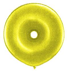 Balloon - Geo Donut - 16inch latex - Yellow