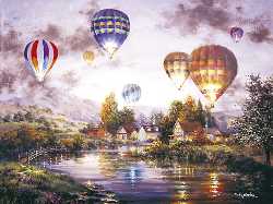 Balloon Glow 1500 Piece Puzzle