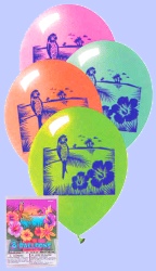 Balloon - Hawaiian - bag of 8