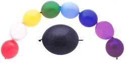 Balloon - Linking - Black - pack of 15