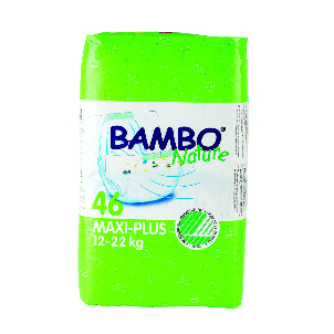 Unbranded BAMBO MAXI PLUS NAPPIES PACK OF 46 NAPPIES