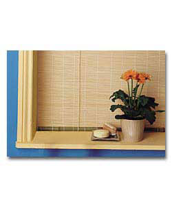 Bamboo Roll-Up Blind.