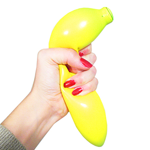 Let go of all your anger, tension and frustration with the banana stress reliever!! Non-experts have