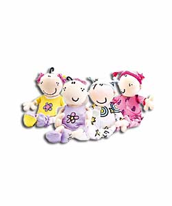 16in soft bodied doll with integral nappy.Comes wi