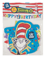 Banner - Cat in the Hat - jointed letter