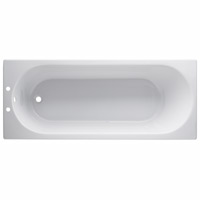 Barcelona Straight Acrylic Bath (White)