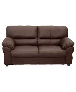 Bari Large Sofa - Chocolate