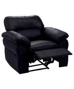 Bari Reclining Chair - Black