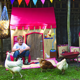 Unbranded Barn Playhouse and Floor Quilt - SAVE andpound;25