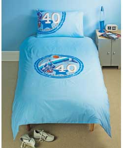 Includes duvet cover and 1 pillowcase. 50% polyest