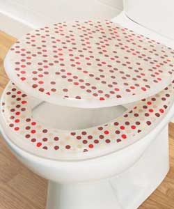 Bathers Pavilion Organic Microdots Toilet Seat