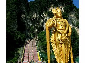 No trip to Kuala Lumpur would be complete without visiting the spectacular Batu Caves. Set in a limestone outcrop, the cavernous interior is home to one of the most popular and sacred Hindu shrines outside of India and is reached by 272 steps.