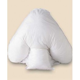 Support Pillow Luxurious comfort in your armchair or bed. Unique lumbar support a boon for backache 