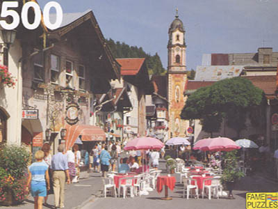 Cardboard jigsaw puzzle