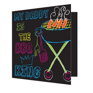 Unbranded BBQ King Card