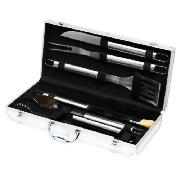 Unbranded BBQ Stainless Steel 6pc set in Case