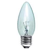 Unbranded BE00095 - 60 Watt Clear ES Candle Bulb