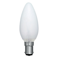 Unbranded BE00130 - 25 Watt Opal SBC Candle Bulb