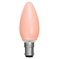 Unbranded BE00350 - 40 Watt Pink SBC Candle Bulb