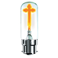 Unbranded BE00445 - BC Neon Cross Bulb