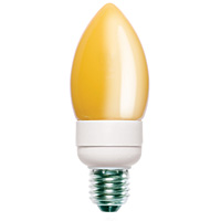 Unbranded BE00720 - 11 Watt Amber ES Candle Bulb