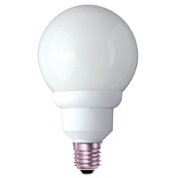 Unbranded BE00741 - 15 Watt Warm White CFL Globe ES Bulb
