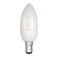 Unbranded BE00761 - 7 Watt Warm White SBC Candle Bulb