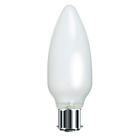 Unbranded BE00970 - 40 Watt Opal BC Candle Bulb