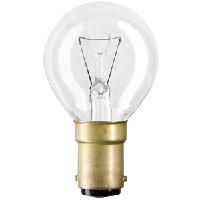 Unbranded BE01650 - 25 Watt Clear SBC Golf Ball Bulb