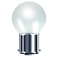 Unbranded BE01760 - 40 Watt Opal BC Golf Ball Bulb