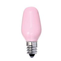 Unbranded BE02397 - 7 Watt Pink E12 Nightlight Bulb Twinpack