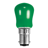 Unbranded BE02480 - 15 Watt Green Pygmy SBC Bulb