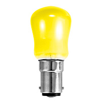 Unbranded BE02520 - 15 Watt Yellow Pygmy SBC Bulb