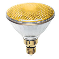 Unbranded BE03120 - 80 Watt Amber ES PAR38 Bulb