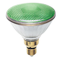 Unbranded BE03140 - 80 Watt Green ES PAR38 Bulb