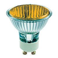 Unbranded BE03879 - 50 Watt Amber GU10 Halogen Bulb