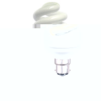 Unbranded BE05005 - 20 Watt Warm White Spiral BC Bulb