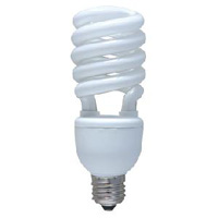 Unbranded BE05014 - 20 Watt Warm White Spiral ES Bulb