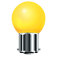 Unbranded BE05084 - 3 Watt Amber BC LED Bulb
