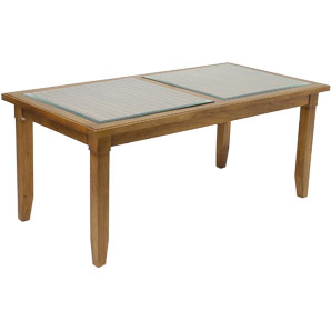 Beach House Dining Table- Glass Top