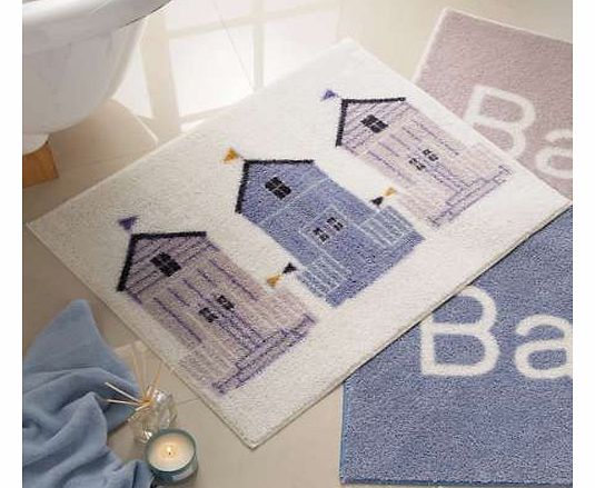 A great way to brighten up your bathroom, with this Fun and quirky Bath Mat. Whether you are trying to create the seaside theme, or you are just looking for something different, this is ideal. Made in the UK, by a UK family business establised since 
