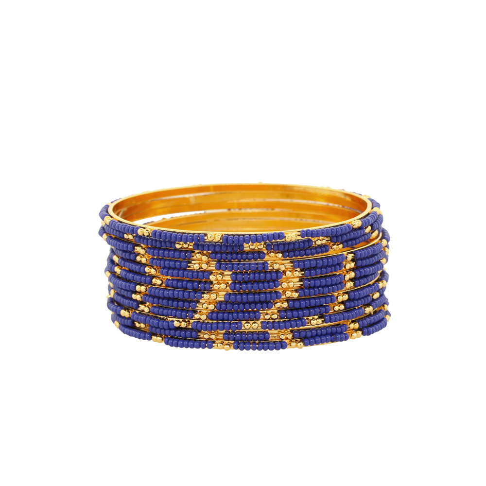 Unbranded Beaded Bangles - Blue