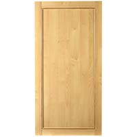 Beaded Birch Style 600mm Wide 60/40 Fridge Freezer Door - Pack U