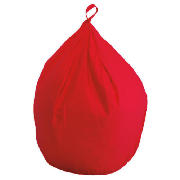 Unbranded Bean Bag Cotton Drill, Red